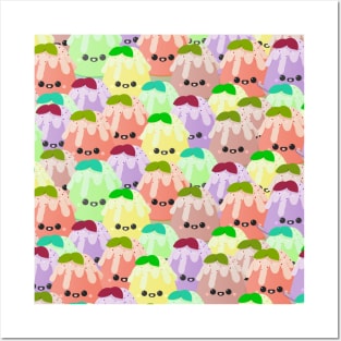 kawaii little kakigõri pattern Posters and Art